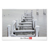 Prachtige als Odde Winter! Foto Afdruk (Voorkant)