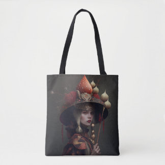Prachtige Amanita Mushroom Witchy-Tas Tote Bag