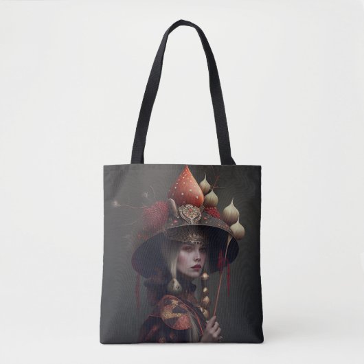 Prachtige Amanita Mushroom Witchy-Tas Tote Bag (Voorkant)