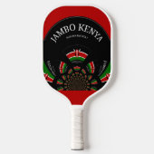 Prachtige Amazing Fun Kenya Stylish Flag Pickleball Paddle (Voorkant)