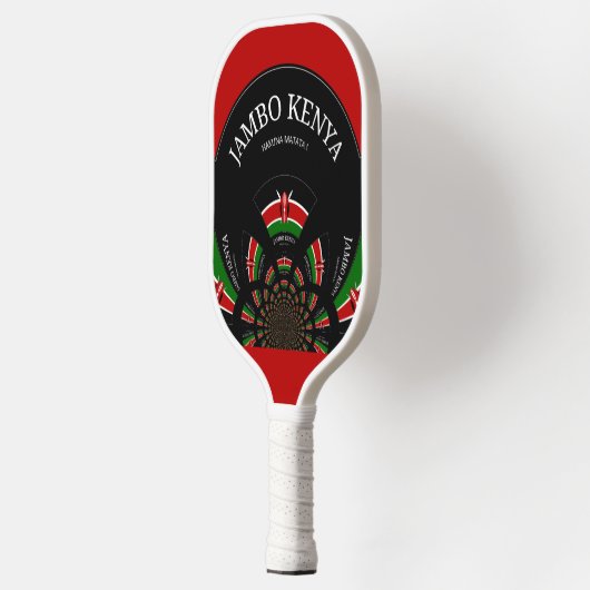 Prachtige Amazing Fun Kenya Stylish Flag Pickleball Paddle (Links)
