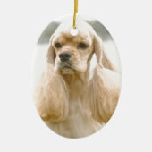 Prachtige Amerikaanse Cocker Spaniel Keramisch Ornament (Voorkant)
