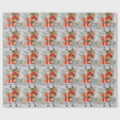 Prachtige Amerikaanse kerstkerstkerstkerstkerstker Cadeaupapier (Vlak)