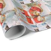 Prachtige Amerikaanse kerstkerstkerstkerstkerstker Cadeaupapier (Rol Hoek)