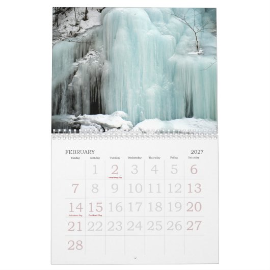 Prachtige Amerikaanse landschappen Kalender (Feb 2027)