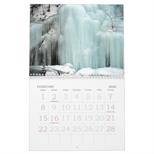 Prachtige Amerikaanse landschappen Kalender (Feb 2026)