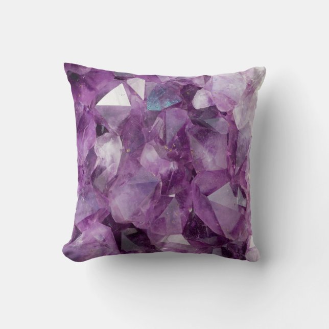Prachtige Amethyst Crystal Pillow Kussen (Voorkant)