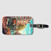 Prachtige Amsterdam Nederland Canal City Bagagelabel (Voorkant (horizontaal))