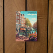 Prachtige Amsterdam Nederland Canal City Briefkaart
