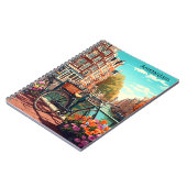 Prachtige Amsterdam Nederland Canal City Notitieboek (Linkerzijde)