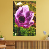 Prachtige Anemone Coronaria Wildflower Painting Canvas Afdruk (Insitu (Woonkamer))