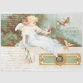 Prachtige  Angel en Ephemera-ontkoppeling Tissuepapier (Voorkant)