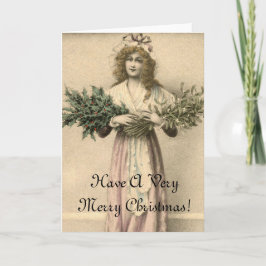 Prachtige  Angel Merry-Kaart voor kerstmis Feestdagen Kaart