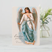 Prachtige  angel Paasgroeten Feestdagenkaart (Staand voorkant)