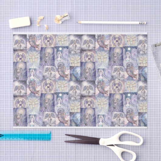 Prachtige Angels Fantasy Art Tissuepapier (Craft)