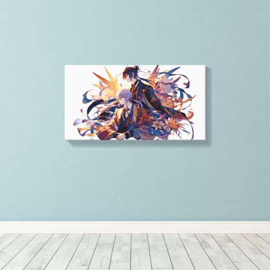Prachtige Anime Art Wall Decor Canvas Prints (Insitu (Houten vloer))