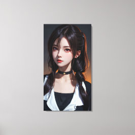 Prachtige anime kunst. canvas afdruk