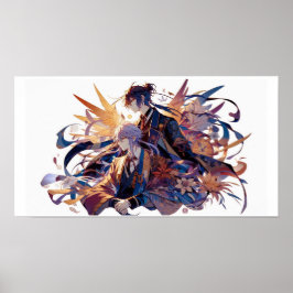 Prachtige anime kunst muur decor poster