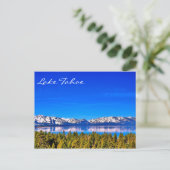 PRACHTIGE ANSICHTKAART VAN MEER TAHOE BRIEFKAART (Staand voorkant)