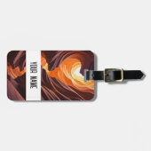 Prachtige Antelope Canyon Navajo-natie Bagagelabel (Voorkant horizontaal)