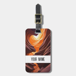 Prachtige Antelope Canyon Navajo-natie Bagagelabel