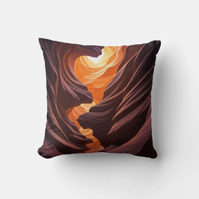 Prachtige Antelope Canyon Navajo-natie Kussen (Voorkant)