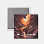 Prachtige Antelope Canyon Navajo-natie Magneet (Voorkant / Achterkant)