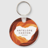Prachtige Antelope Canyon Navajo-natie Sleutelhanger (Voorkant)