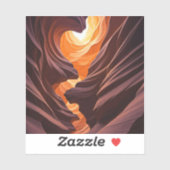 Prachtige Antelope Canyon Navajo-natie Sticker (Vel)