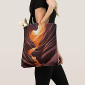 Prachtige Antelope Canyon Navajo-natie Tote Bag (Dichtbij)