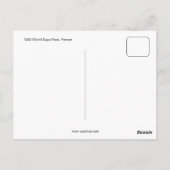 Prachtige antiek 1900 Paris panoramisch uitzicht l Briefkaart (Achterkant)