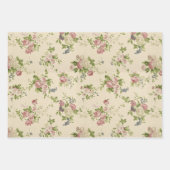 Prachtige Antiek Floral Inpakpapier Vel (Voorkant 2)