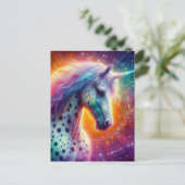 Prachtige Appaloosa Eenhoorn Briefkaart (Staand voorkant)