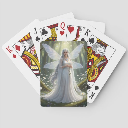 Prachtige April Diamond Fairy Pokerkaarten (Achterkant)