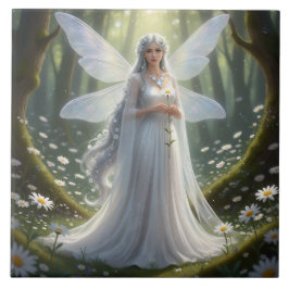 Prachtige April Diamond Fairy Tegeltje