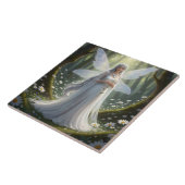 Prachtige April Diamond Fairy Tegeltje (Zijkant)