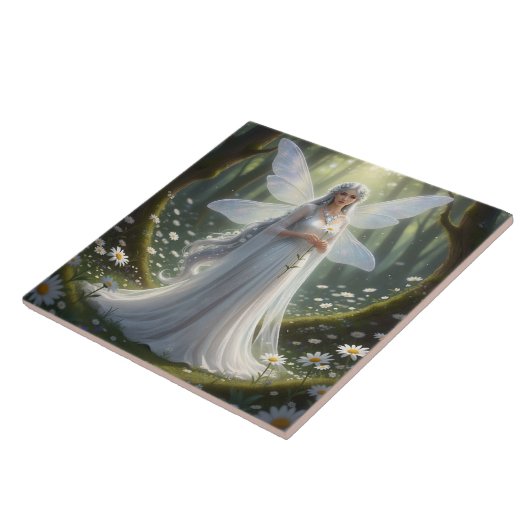 Prachtige April Diamond Fairy Tegeltje (Zijkant)