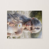 Prachtige aprilfee in Daisies Legpuzzel (Horizontaal)