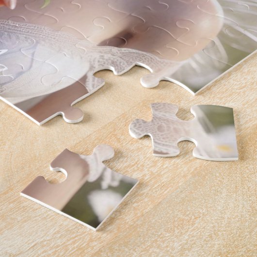 Prachtige aprilfee in Daisies Legpuzzel (Zijkant)