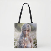 Prachtige aprilfee in Daisies Tote Bag (Voorkant)