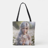 Prachtige aprilfee in Daisies Tote Bag (Achterkant)