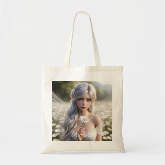 Prachtige aprilfee in Daisies Tote Bag (Voorkant)