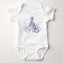 Prachtige aquarel octopus minimalistisch