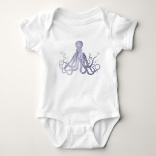 Prachtige aquarel octopus minimalistisch romper