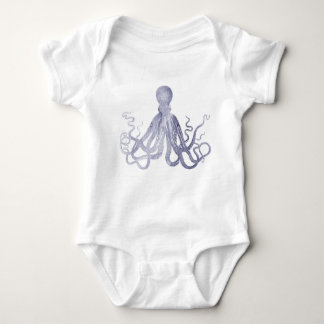 Prachtige aquarel octopus minimalistisch romper