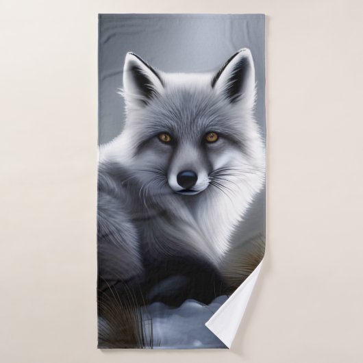 Prachtige Arctic Fox Badhanddoek (Badhanddoek)