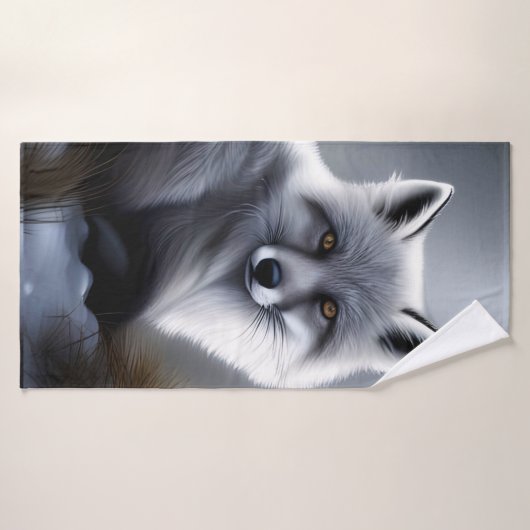 Prachtige Arctic Fox Badhanddoek (Badhanddoek)