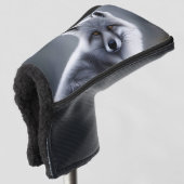 Prachtige Arctic Fox Golfheadcover (3/4 voorkant)