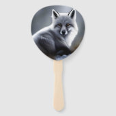 Prachtige Arctic Fox Handwaaier (Voorkant)