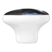 Prachtige Arctic Fox Keramische Knop (Zijkant)